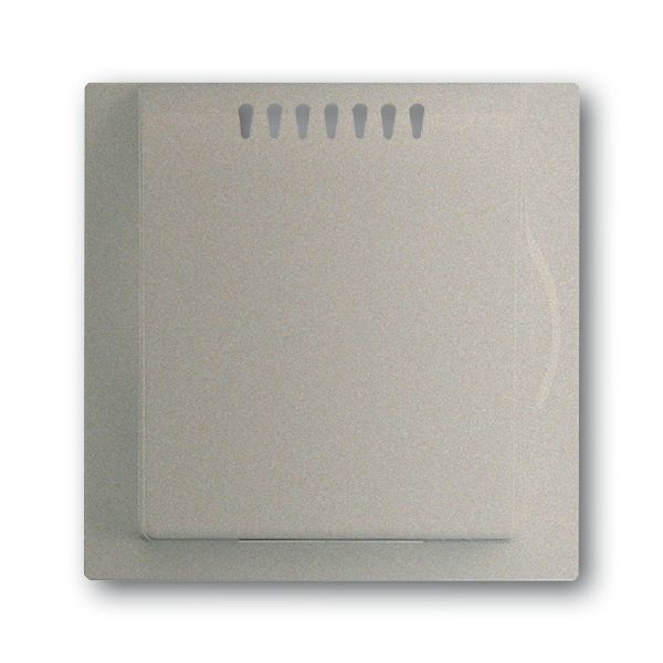 Накладка для усилителя мощности светорегулятора 6594 U, KNX-ТР 6134/10 и цоколя 6930/01, impuls, шампань-металлик