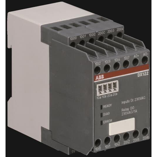 Модуль ввода-вывода DX122 для UMC100, 8DI 230 В AC + 4DO Реле + 1AO