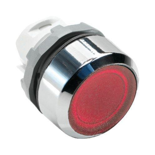 Кнопка MP2-21R красная (только корпус) с фиксацией с подсветкой