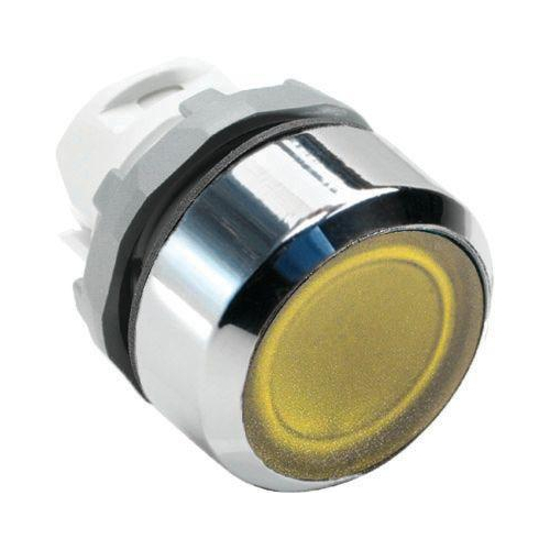 Кнопка MP1-21Y желтая (только корпус) с подсветкой без фиксации