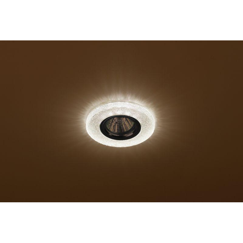Светильник DK LD1 BR декор со светодиод. подсветкой GU5.3 220В 50Вт корич. ЭРА Б0018778