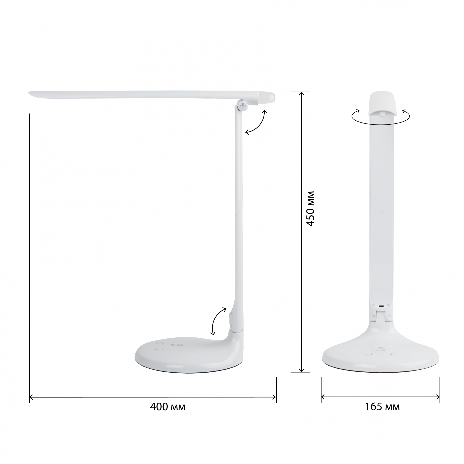 Светодиодный настольный светильник NLED-482-10W-W белый ЭРА (Б0041086)