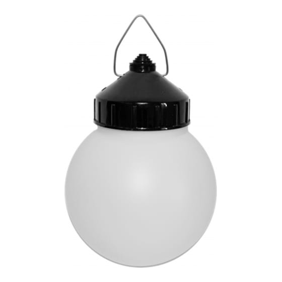Светильник НСП 01-60-003 подвесной Гранат полиэтилен IP44 E27 max 60Вт D150 шар белый (Б0052010)