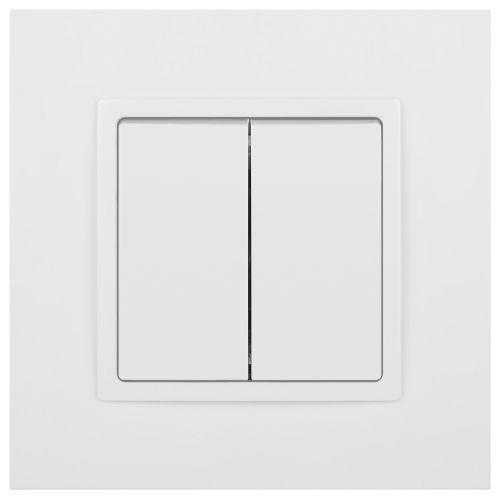 Выключатель 2-кл. СП Эра Elegance 14-1104-01 10А IP20 250В 10AX механизм бел. Эра Б0034229