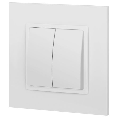 Выключатель 2-кл. СП Эра Elegance 14-1104-01 10А IP20 250В 10AX механизм бел. Эра Б0034229