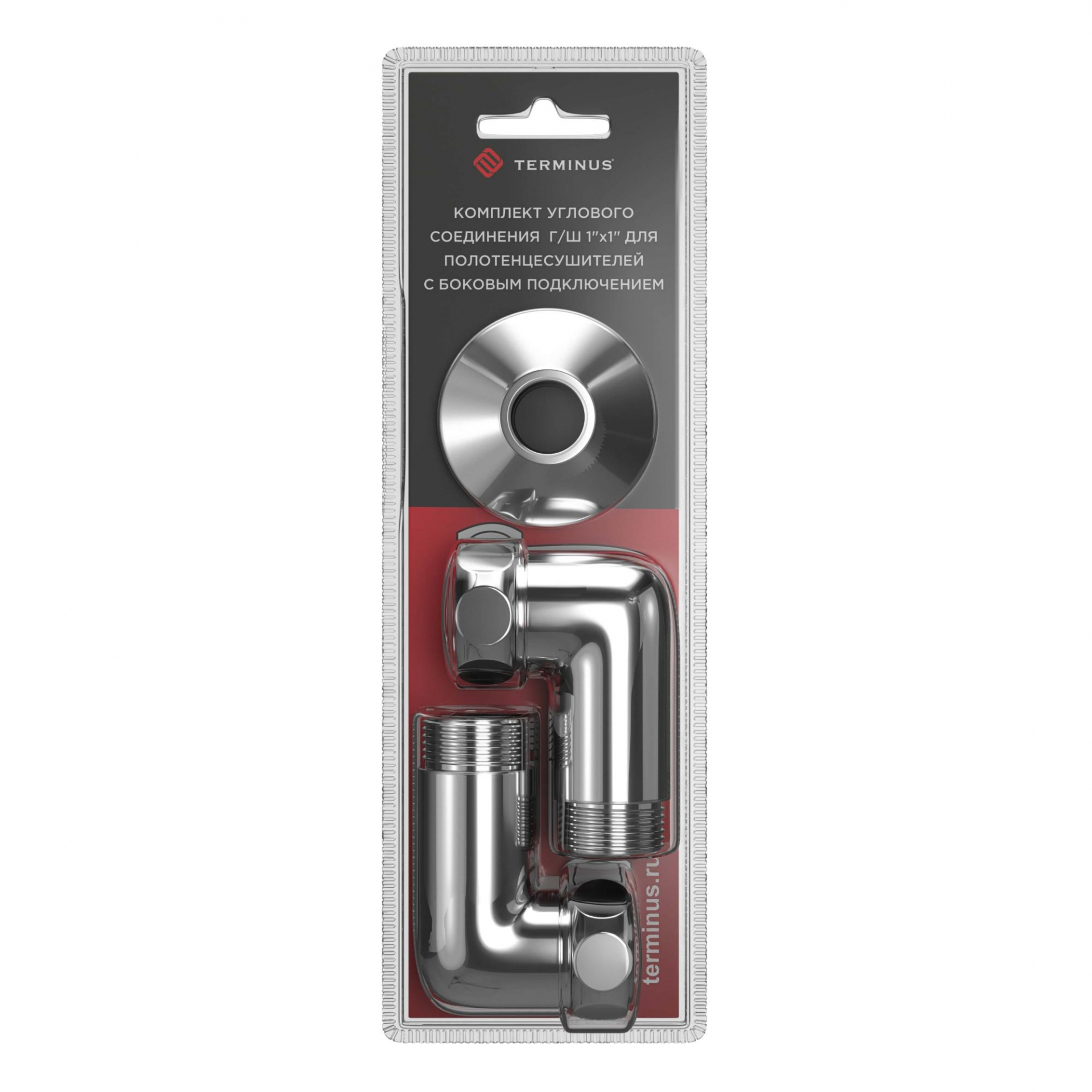 Комплект подкл для п/суш угл 1"x1/2" нак/г/НР Терминус 4620768888663 .