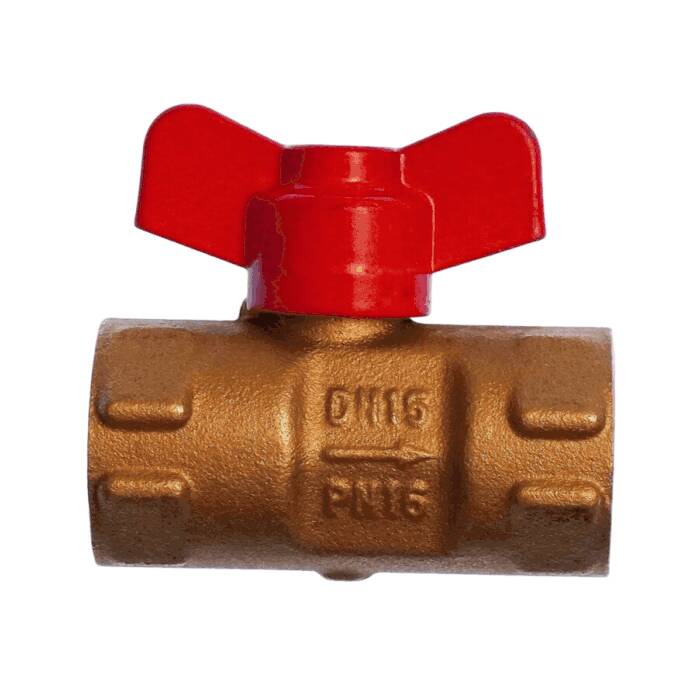 Кран шар латунь мама мама G1/2 бабочка