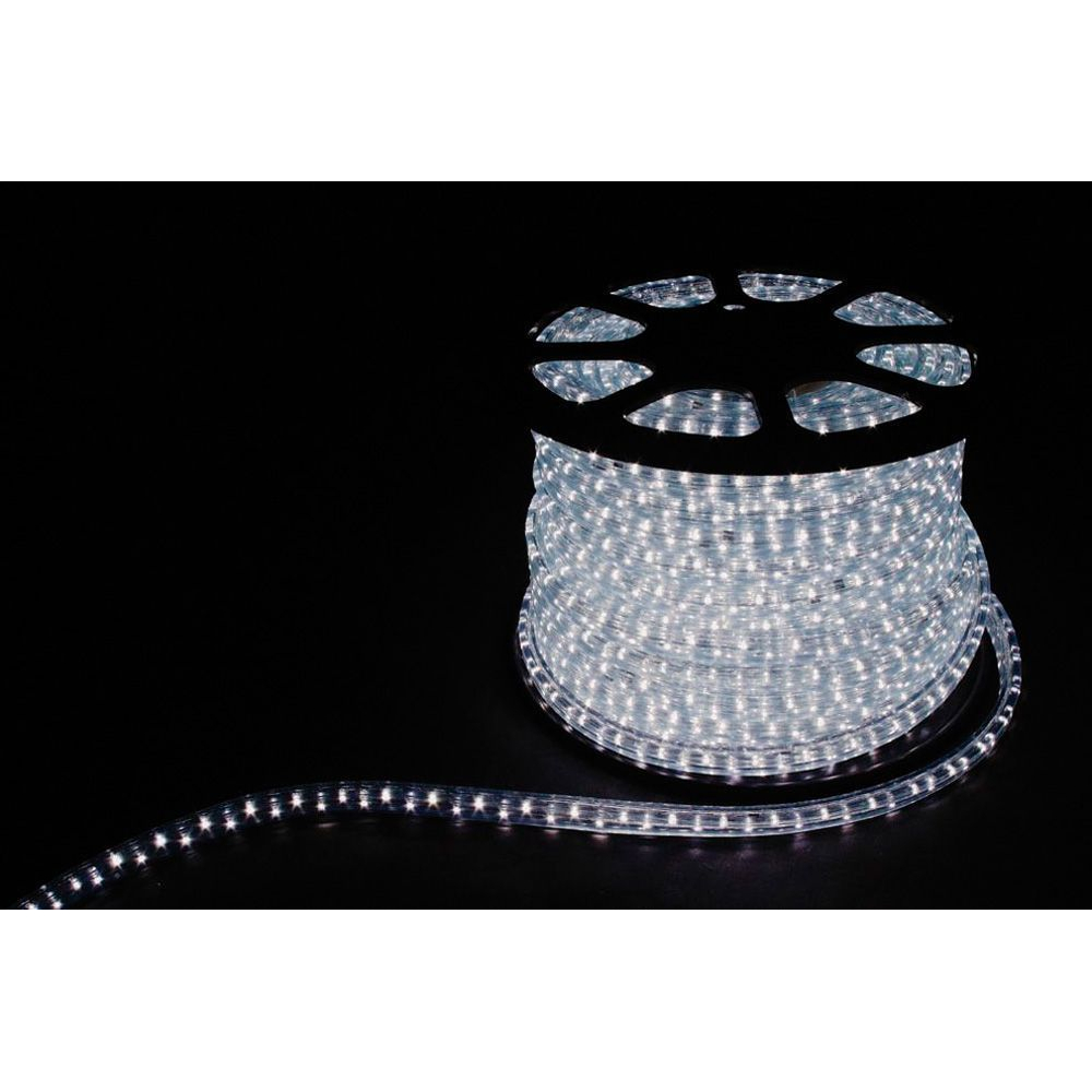 Световая нить со светодиодами Дюралайт Feron LED-R2W 2-х жильный , белый 7000K 220V (кратность резки 2 метра)