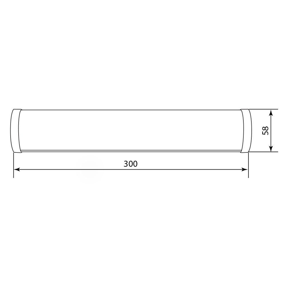 Светодиодный светильник 30LEDs 4000K 6W в пластиковом корпусе IP44, AL5049