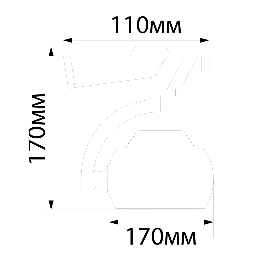 Светодиодный светильник Feron AL109 трековый однофазный на шинопровод 15W, 35 градусов, 4000К, белый