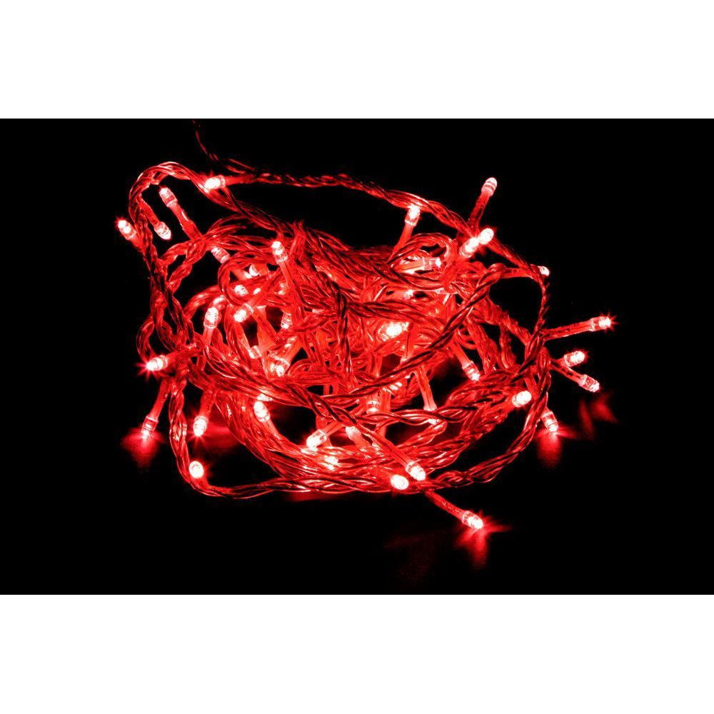 Светодиодная гирлянда Feron CL03 линейная 4м +1.4м 230V красный c питанием от сети