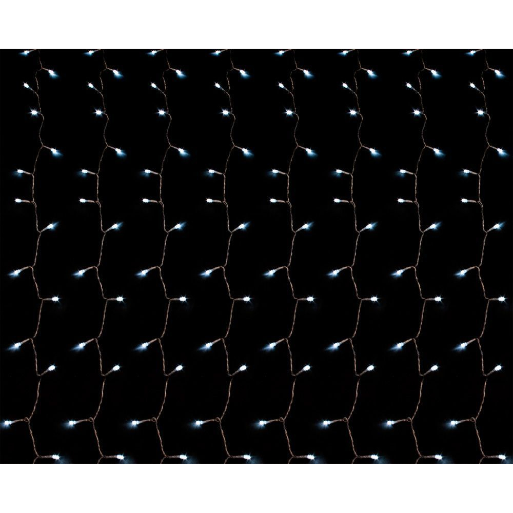 Светодиодная гирлянда Feron CL12 занавес 24V белый c питанием от сети