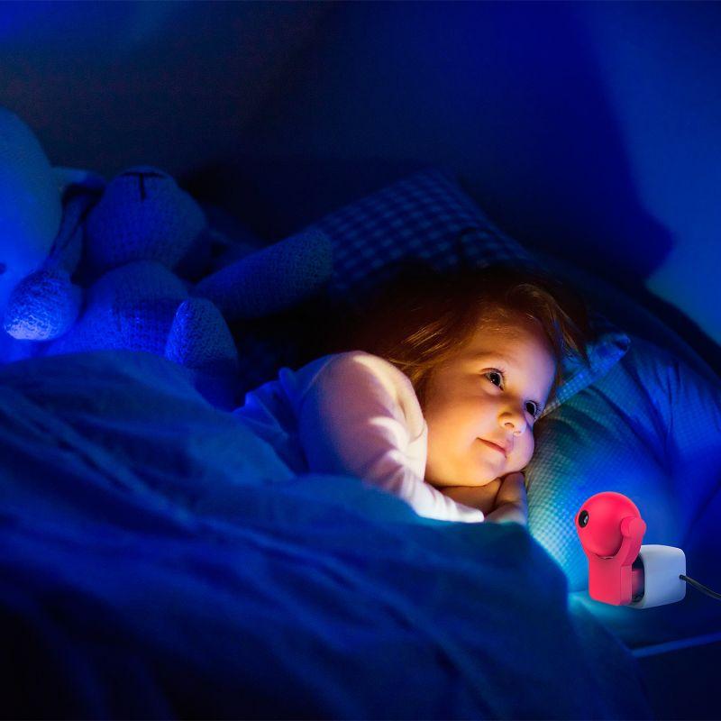 Светильник розеточный с фиксированной проекцией и датчиком освещ. 0.5Вт розо. 1/100 Gauss DIY0032