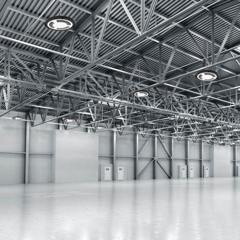 Светильник светодиодный UNIVERSAL UFO D260х88 150Вт 5000К 18000лм IP65 175-265В промышленный 1/4 Gauss 821536350