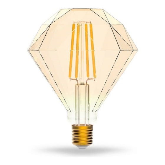 Лампа светодиодная умная LED 6.5 Вт 720 Лм 2000-5500К E27 Diamond изм.цвет.темпр.+дим. управление по Wi-Fi Smart Home Filament Gauss (1370112)