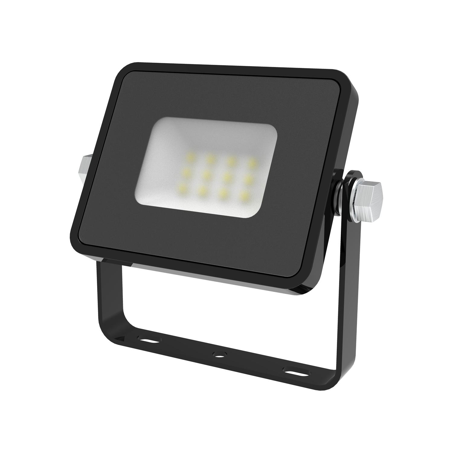 Прожектор светодиодный ДО-10 Вт 1000 Лм 6500К 200-240 В IP65 черный LED Qplus Gauss (613511310)