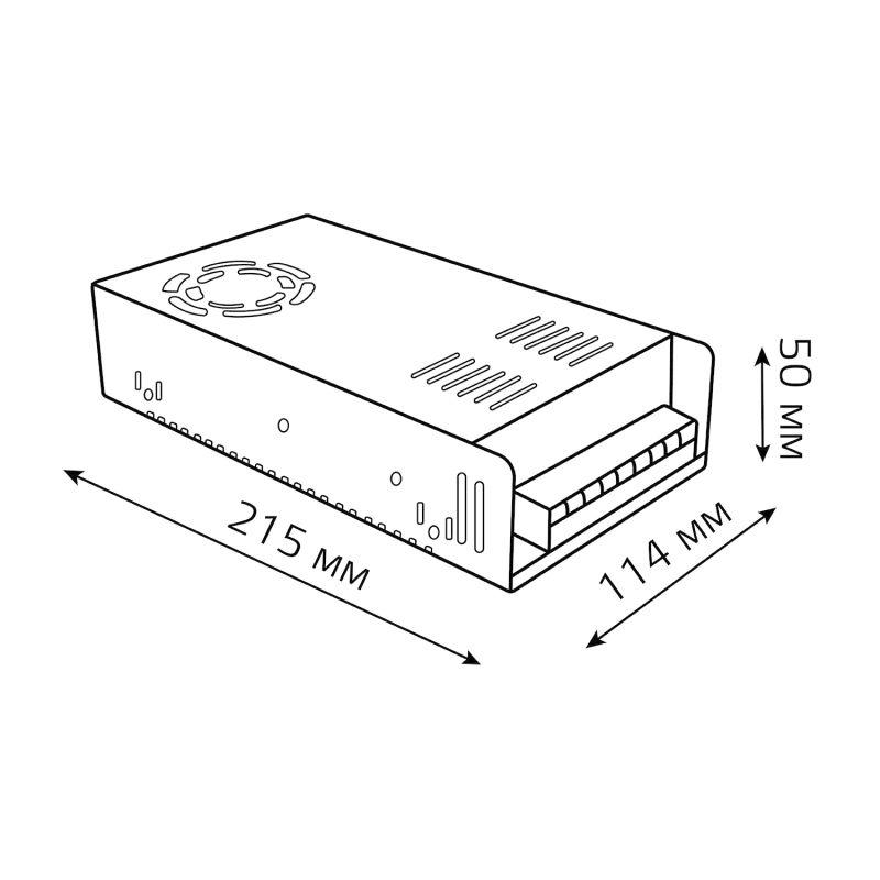 Блок питания LED STRIP PS 400вт 12в (202003400)