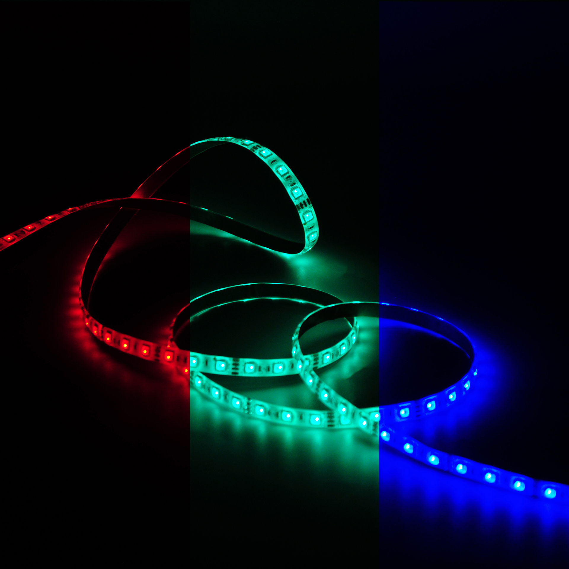 Лента светодиодная LED 5050/60-SMD 14.4W 12V DC RGB 5м (312000414)