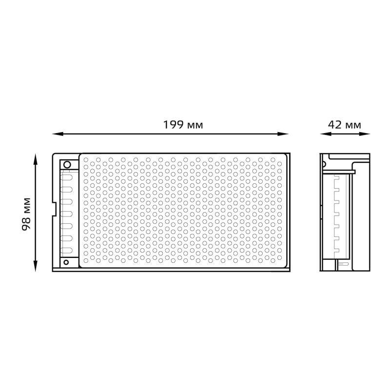 Драйвер LED,100w,12v