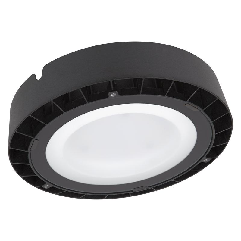 Светильник светодиодный ДСП-150Вт 6500K 16000Лм IP65 черный хайбей силикатное стекло LEDVANCE (4058075408449)