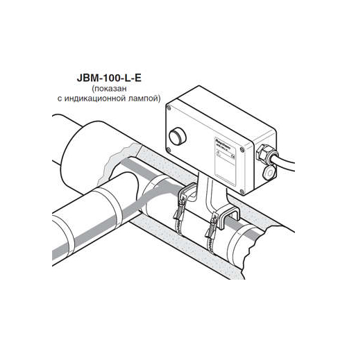 Коробка соединительная на ножке со светодиодом для подвода пит. до трех греющ. кабелей Raychem JBM-100-L-EP