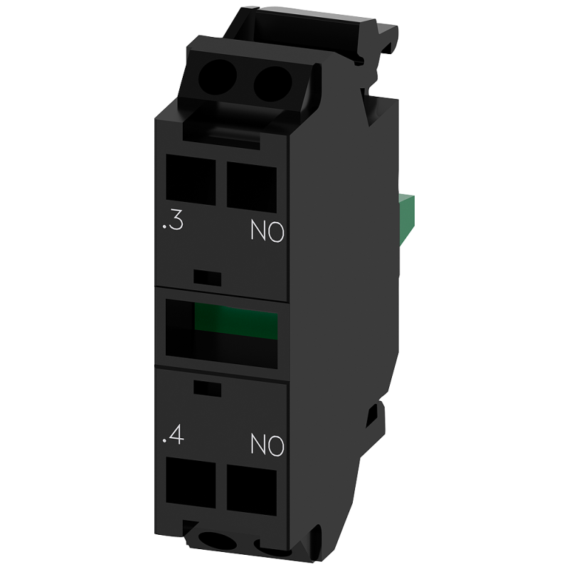 Модуль контактный с 1НО контактом пруж.клеммы для монтажа на держателе АК Siemens 3SU14001AA103BA0