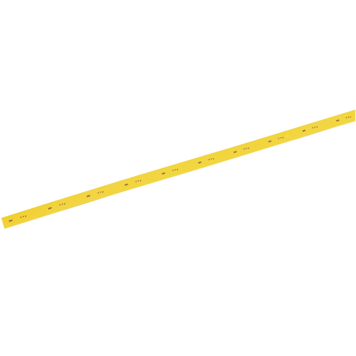 Трубка термоусадочная желтая 1м