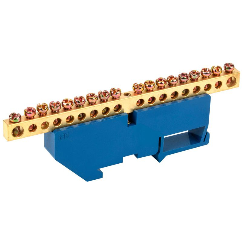 Шина N ноль на DIN-изол ШНИ-6х9-18-Д-С IEK