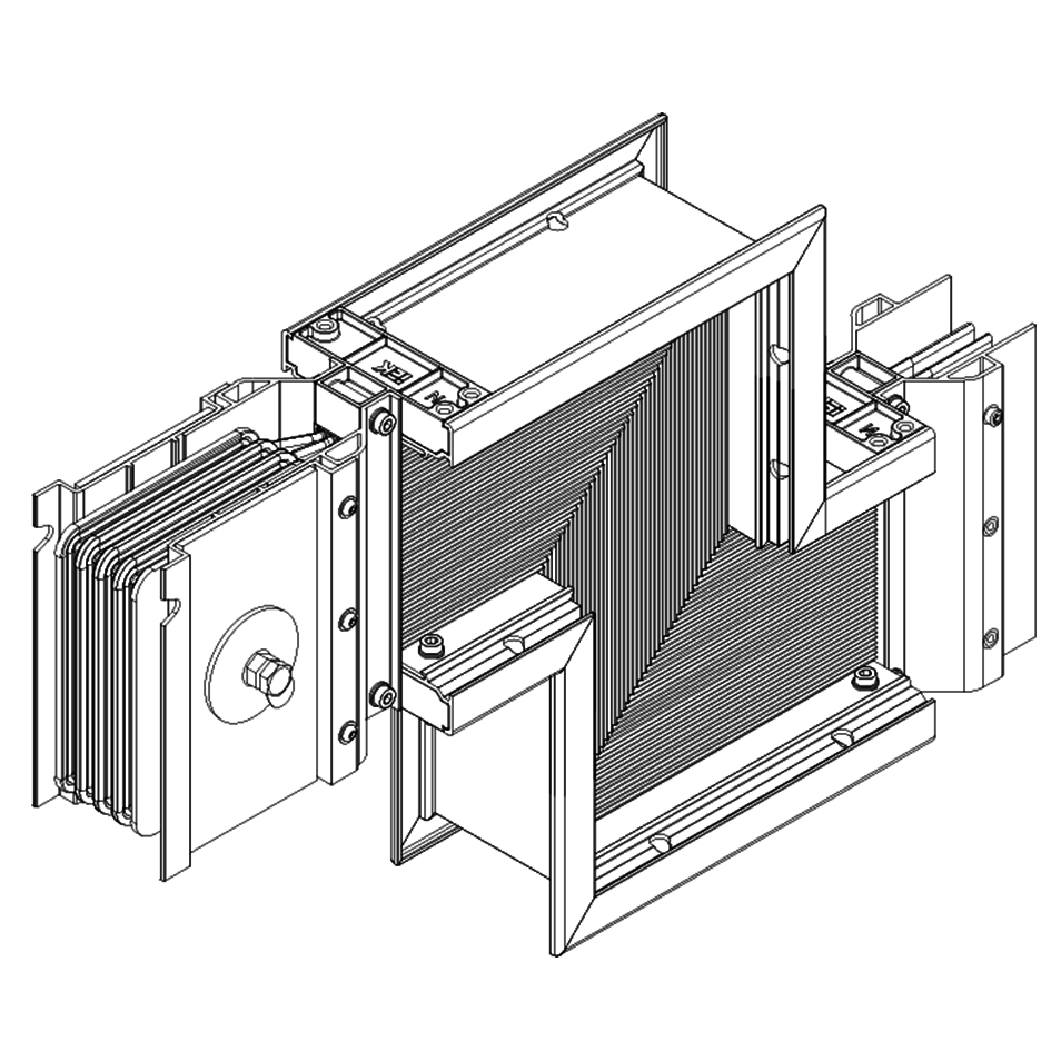 LINEBAR Секция Z-образная вниз 3200А Cu 3L+N+PER IP55 транспортировочная 2 плеча на заказ IEK