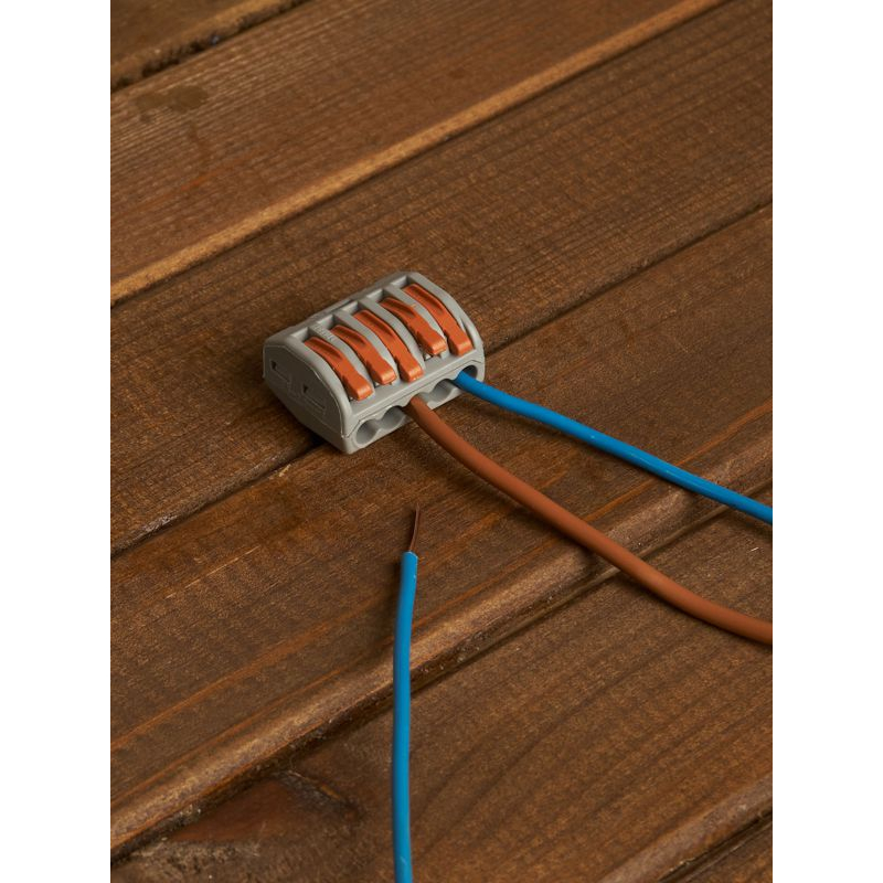 Строительно-монтажная клемма СМК 222-415 многоразовая (4шт/упак) IEK