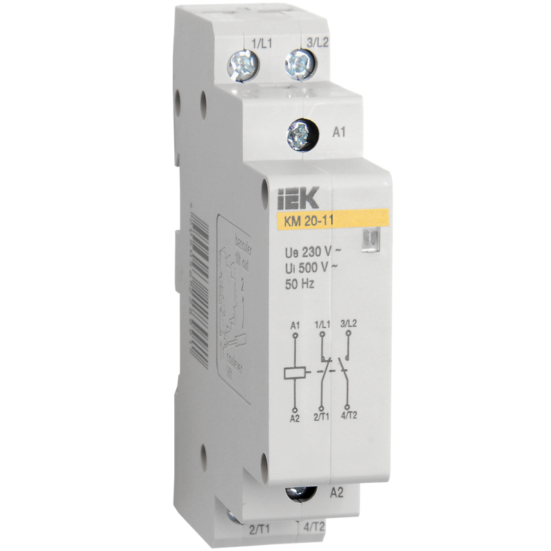 Контактор модульный КМ20-11 AC IEK