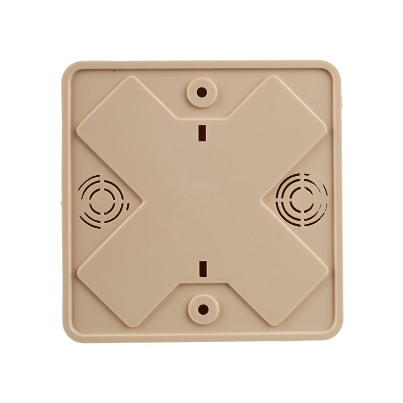 Коробка распаячная КМ41221-04 для открытой проводки безгалогенная (HF) 104х104х44мм сосна IEK