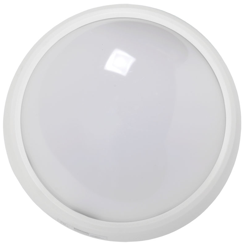 Светильник ДПО 1801Д белый круг пластик LED 12x1Вт IP54 с ДД