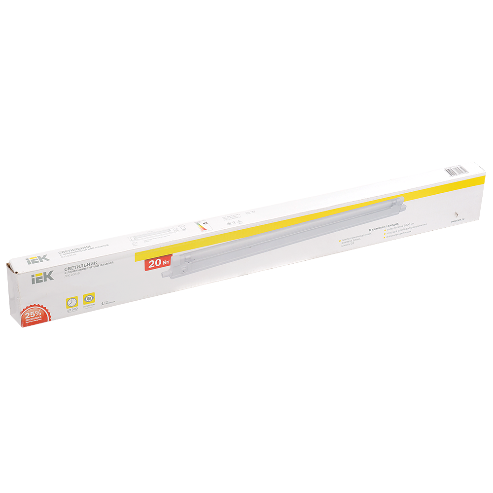 Светильник ЛПО2004B 20Вт 230В T4/G5 IEK