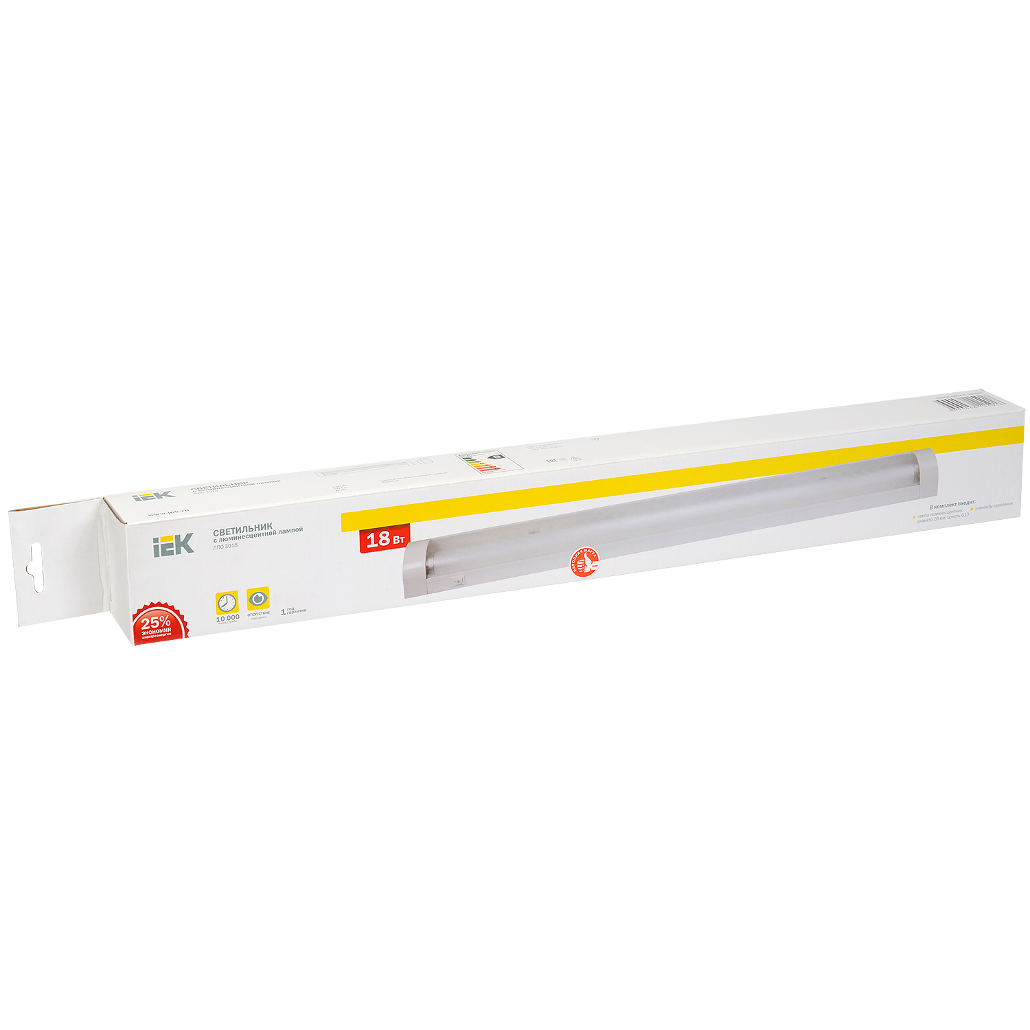 Светильник ЛПО3018 18Вт 230В T8/G13 IEK