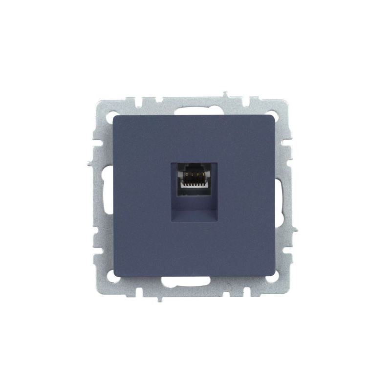 BRITE Розетка компьютерная RJ45 кат.5E РК10-БрМ маренго IEK