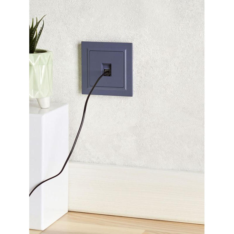 BRITE Розетка компьютерная RJ45 кат.5E РК10-БрМ маренго IEK