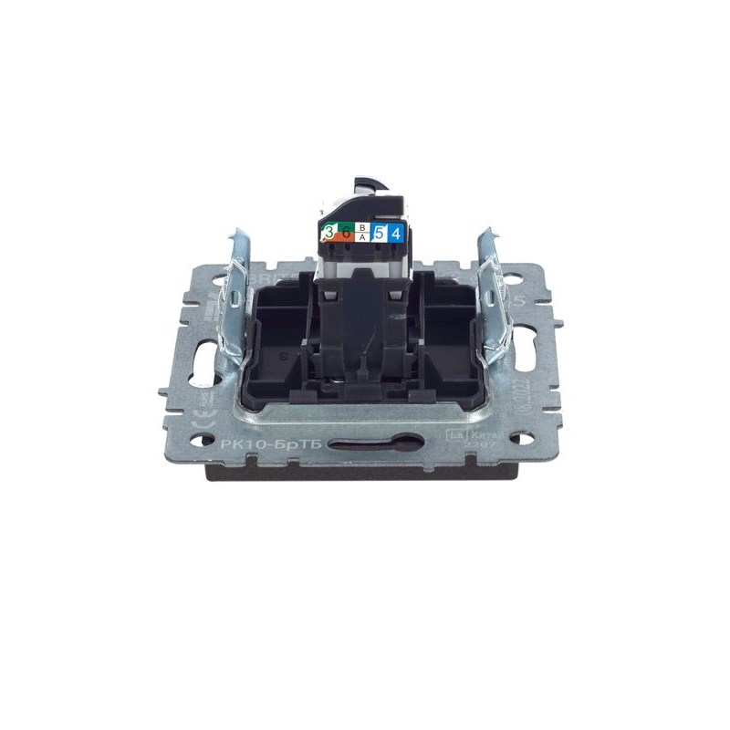 BRITE Розетка компьютерная RJ45 кат.5E РК10-БрТБ темная бронза IEK