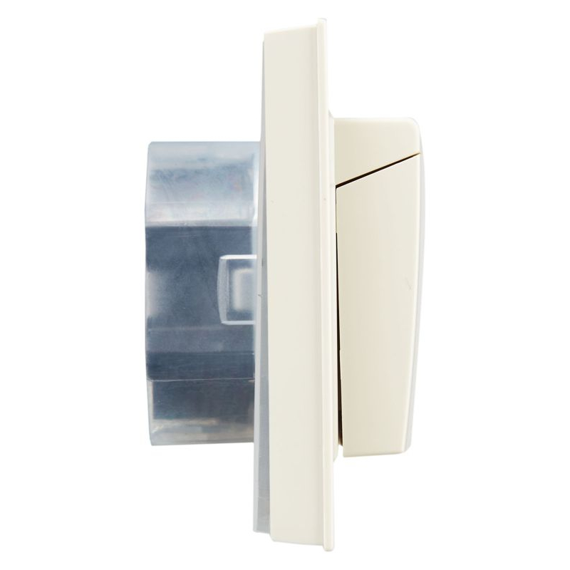 BRITE Розетка 2-местная с заземлением с защитными шторками и крышкой 16А в сборе IP44 РСбш12-3-44-БрКр бежевый IEK