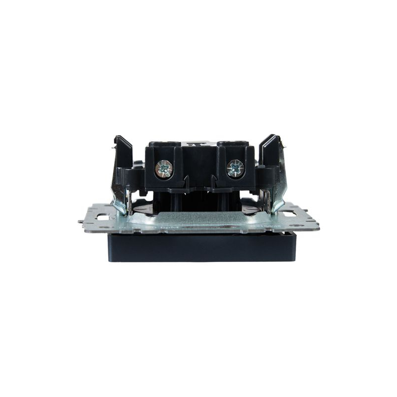 BRITE Розетка 1-местная без заземления без защитных шторок 10А РС10-1-0-БрМ маренго IEK