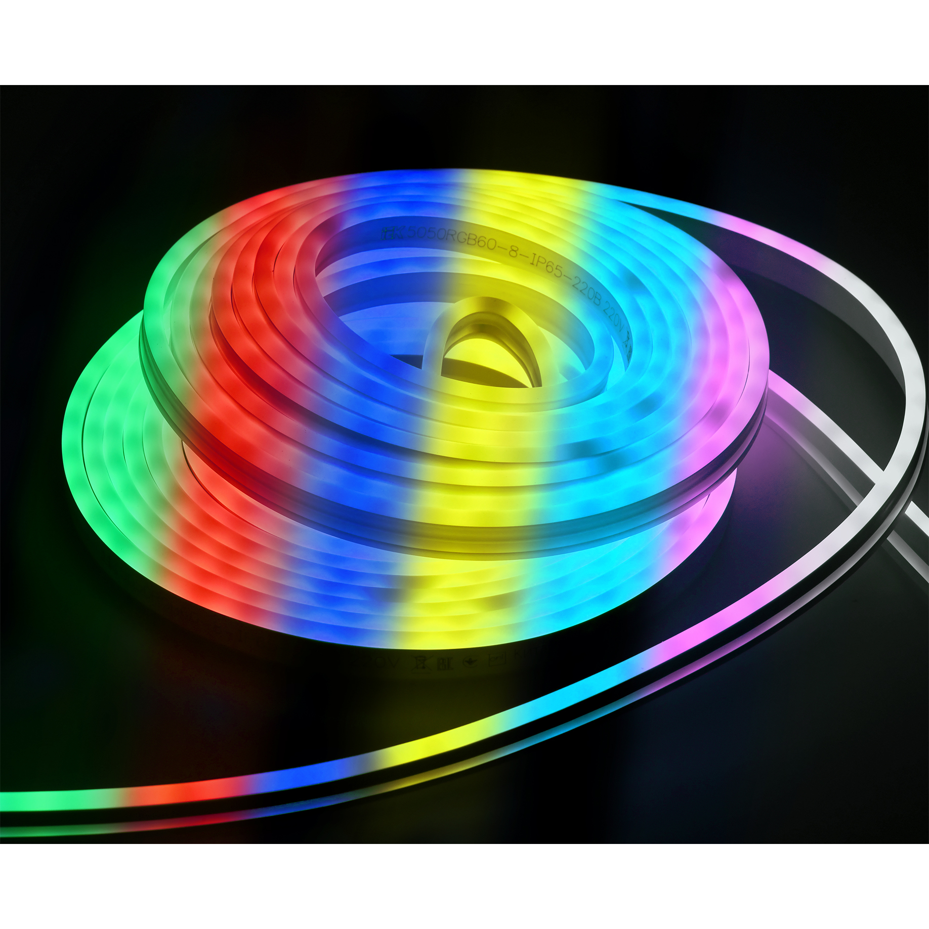Комплект светодиодной подсветки Неон (лента LED 10м LSR5-5050RGB60-8-IP65-220В + драйвер) (LSR5-RGB-060-65-2-10-S0)