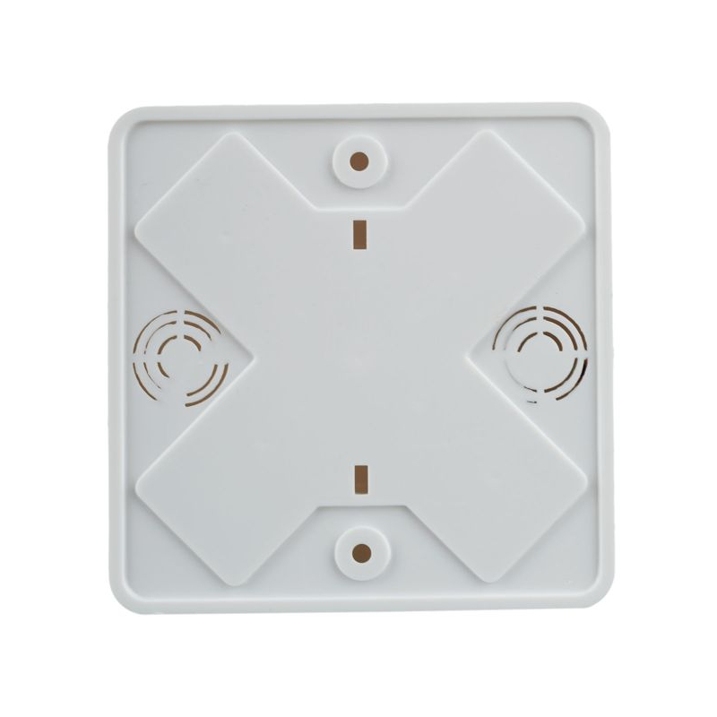 Коробка распаячная КМ41219 для открытой проводки безгалогенная (HF) 100х100х29мм белая (6 клемм 6мм2) IEK