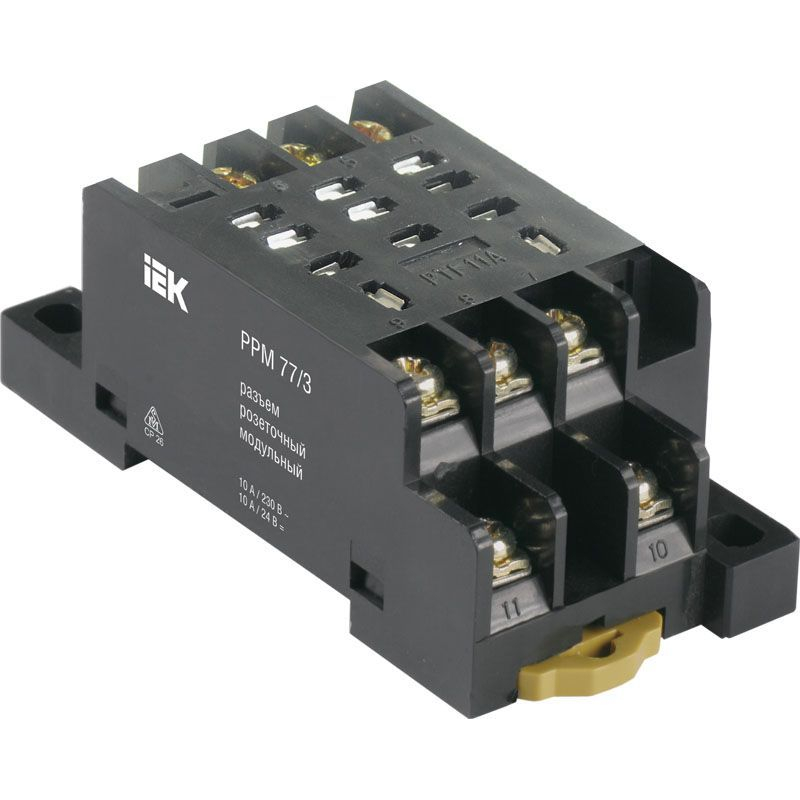 Разъем РРМ77/3(PTF11A) для РЭК77/3(LY3) модульный IEK