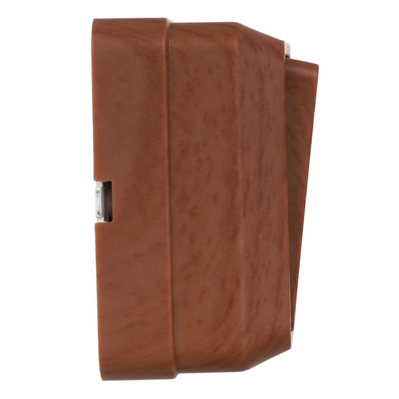 OKTAVA Выключатель 1-клавишный с индикацией для открытой установки 10А ВС20-1-1-ОД дуб GENERICA