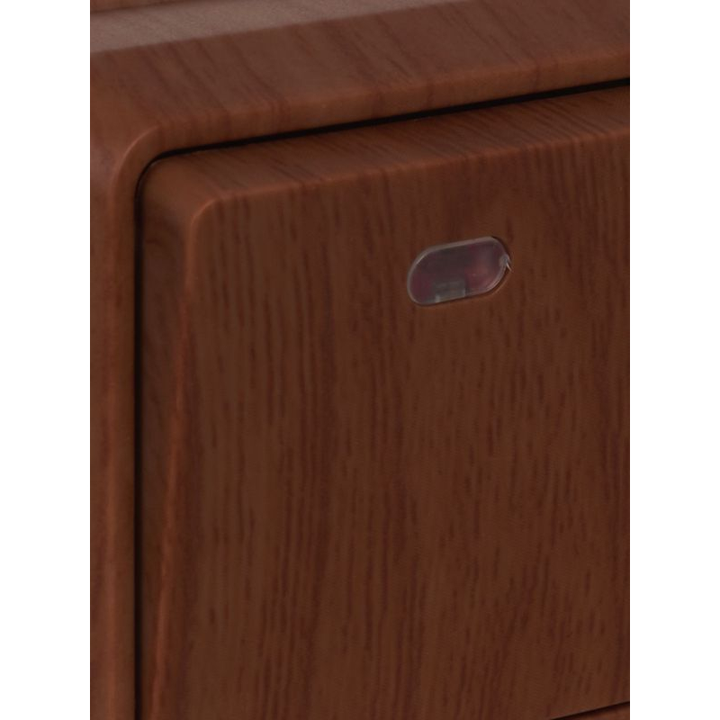 OKTAVA Выключатель 1-клавишный с индикацией для открытой установки 10А ВС20-1-1-ОД дуб GENERICA