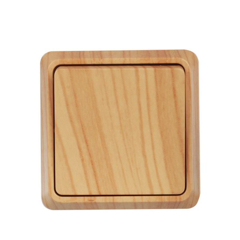 OKTAVA Выключатель 1-клавишный для открытой установки 10А ВС20-1-0-ОС сосна GENERICA