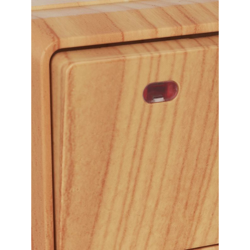 OKTAVA Выключатель 1-клавишный с индикацией для открытой установки 10А ВС20-1-1-ОС сосна GENERICA