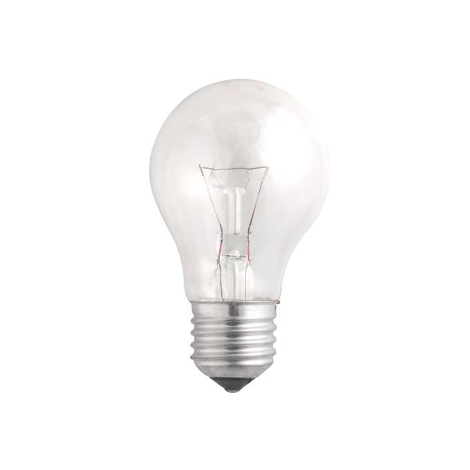 Лампа накаливания A55 240V 75W E27 clear (Б 230-75-5) JazzWay 3320478