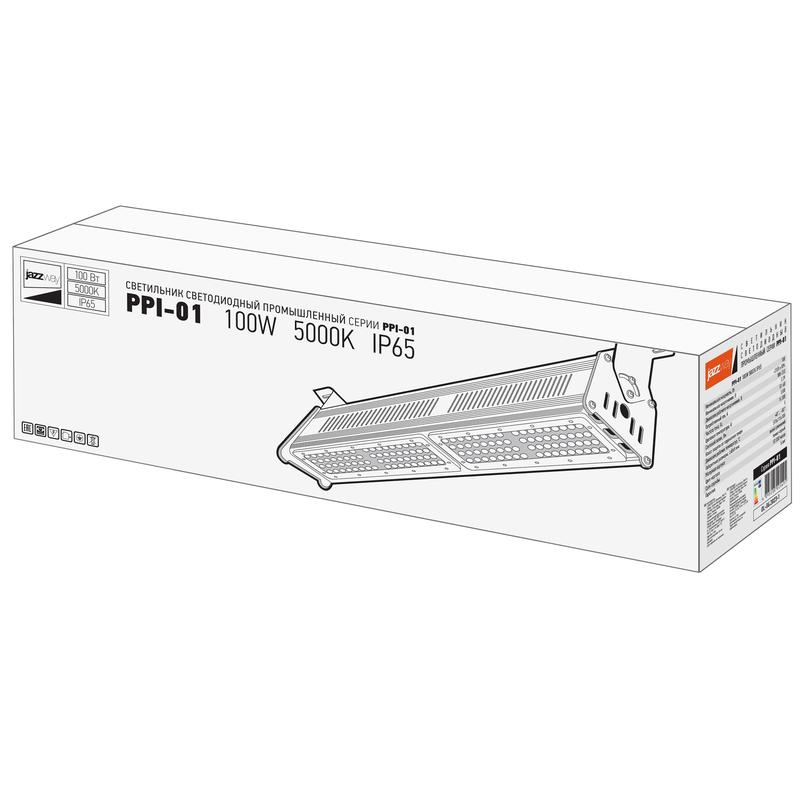 Светильник светодиодный PPI-01 100Вт 5000К IP65 230В 50Гц E для высоких пролетов JazzWay 5005495A