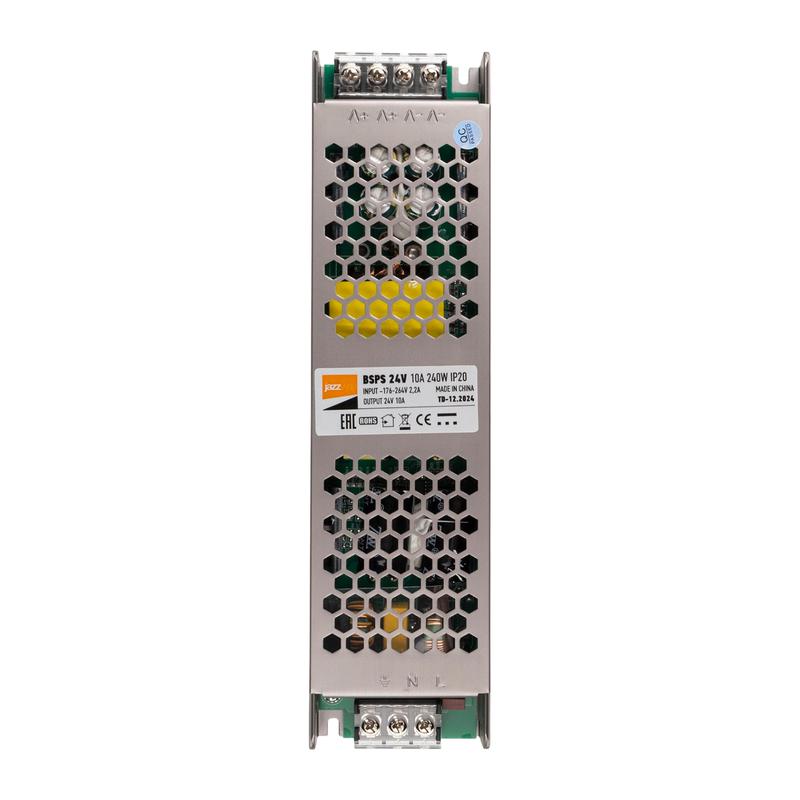 Драйвер светодиодный LED 24V 10A=240W IP20 3г.гар.Jazzway (5024250)